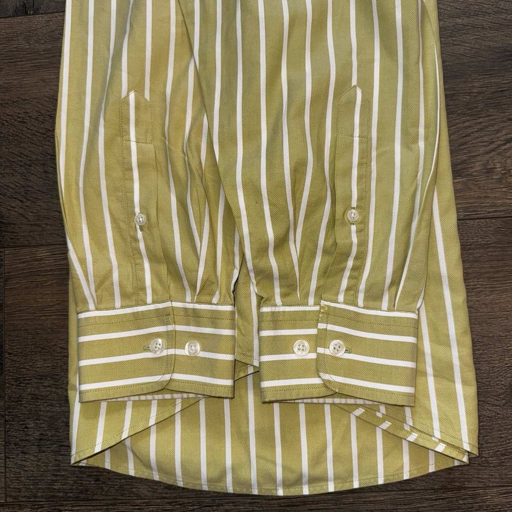 Lot Of 2 Alex Cannon Mens L Long Sleeves Button Up Striped Plaid Shirts Colorful - Picture 13 of 16
